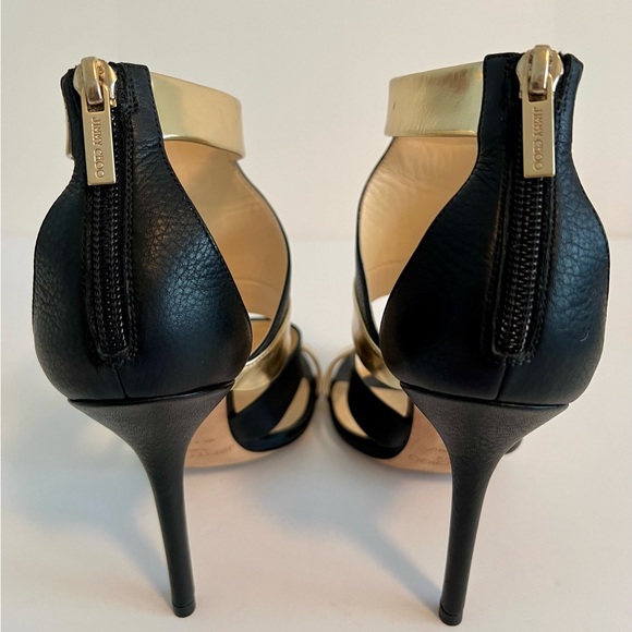 Jimmy Choo Besso Mixed Sandals - Picture 9 of 12
